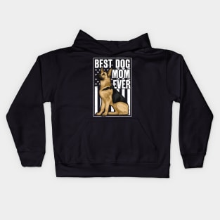 Best Dog Mom Ever German Shepherd Kids Hoodie